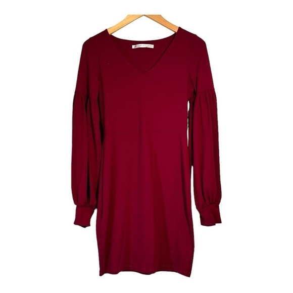 Susana Monaco Ava Bishop Sleeve Mini Dress NWT - Picture 2 of 8